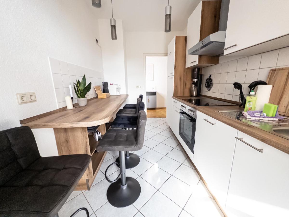 Moderne 3Zimmer Wohnung Mit Netflix Und Balkon Leipzig Bagian luar foto