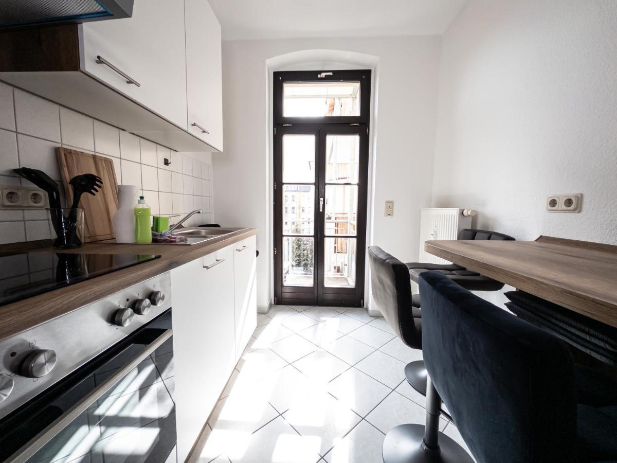 Moderne 3Zimmer Wohnung Mit Netflix Und Balkon Leipzig Bagian luar foto