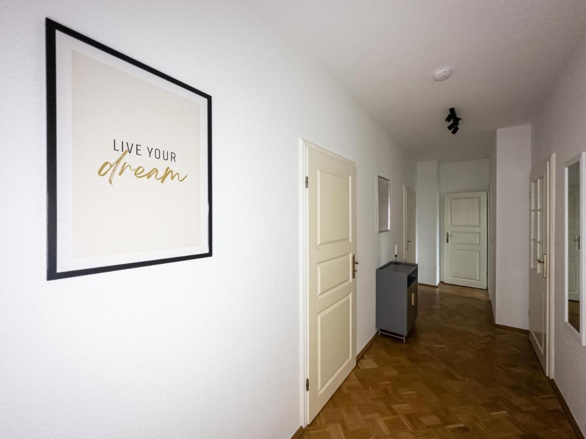 Moderne 3Zimmer Wohnung Mit Netflix Und Balkon Leipzig Bagian luar foto