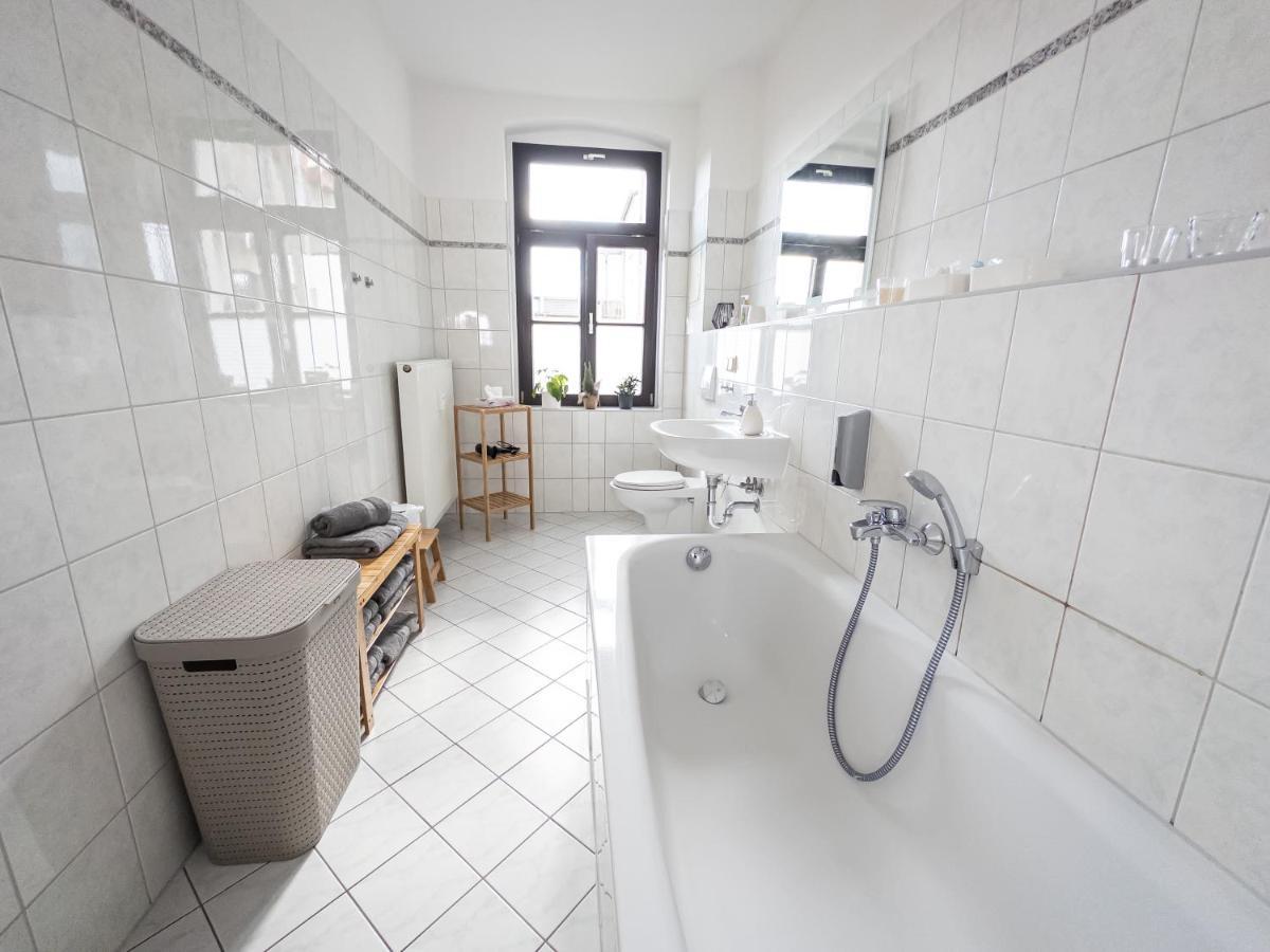 Moderne 3Zimmer Wohnung Mit Netflix Und Balkon Leipzig Bagian luar foto