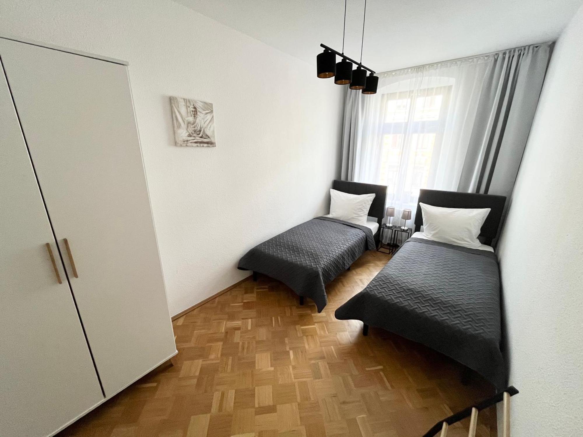 Moderne 3Zimmer Wohnung Mit Netflix Und Balkon Leipzig Bagian luar foto