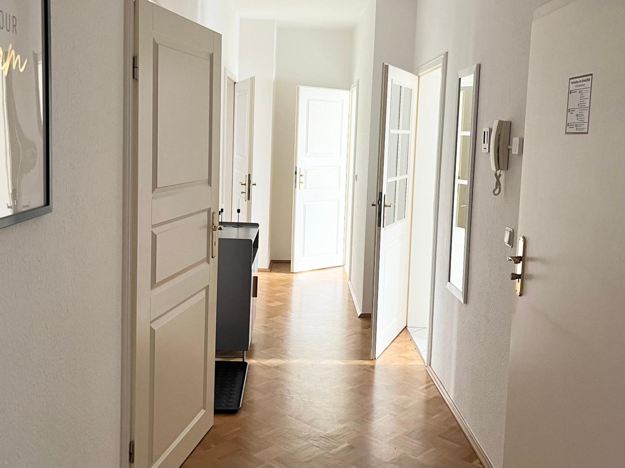 Moderne 3Zimmer Wohnung Mit Netflix Und Balkon Leipzig Bagian luar foto